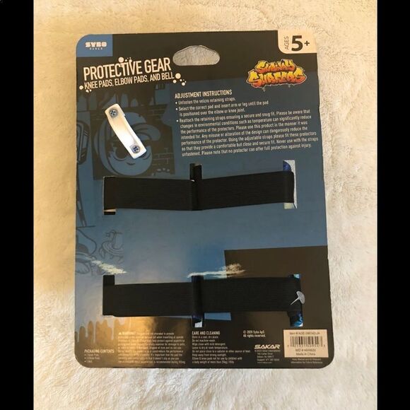 Subway Surfers Kids Knee Elbow Pad Set with Bell - Picture 4 of 4